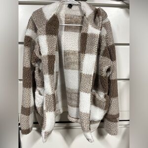 SHEIN Beige Textured Jacket